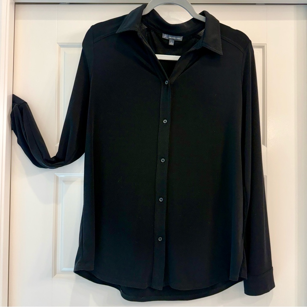 Adrianna Papell Black Shirt